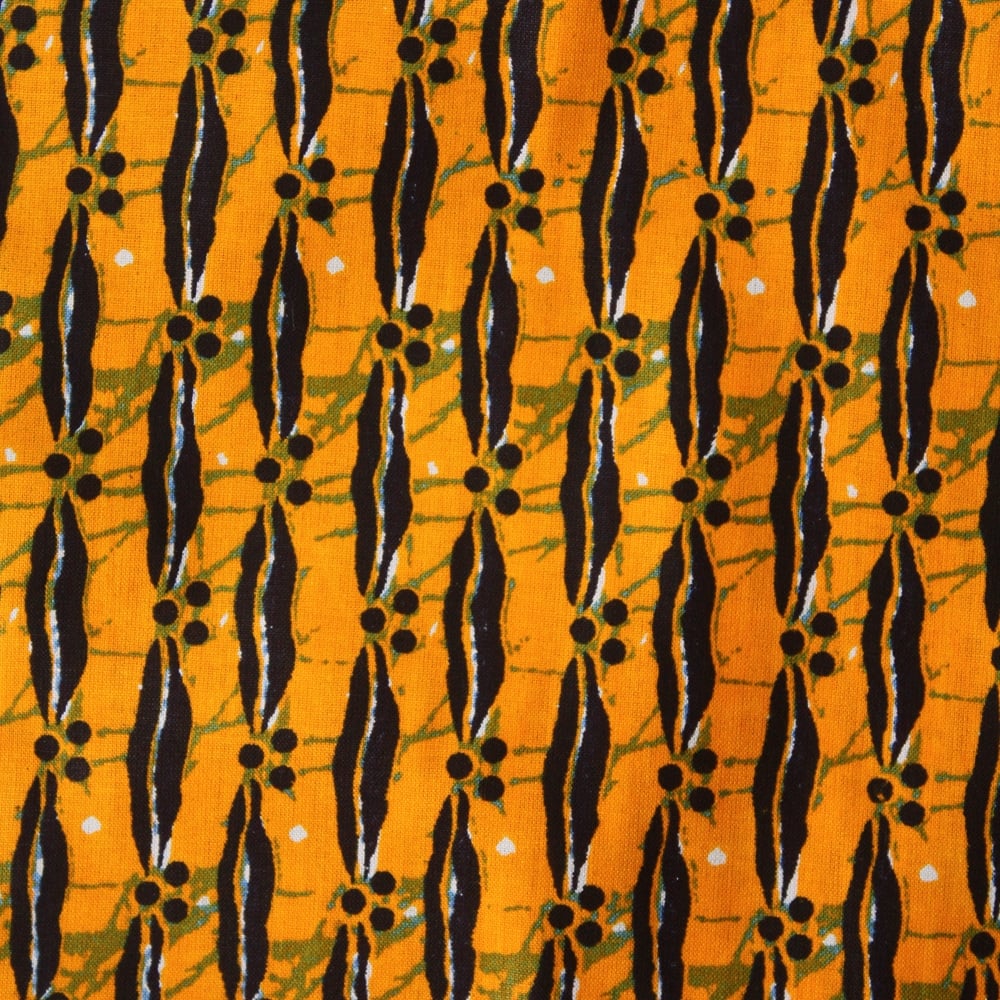 Yellow Ankara Fabric