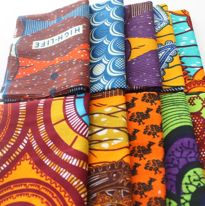 10 African Print Fat Quarters | Urbanstax