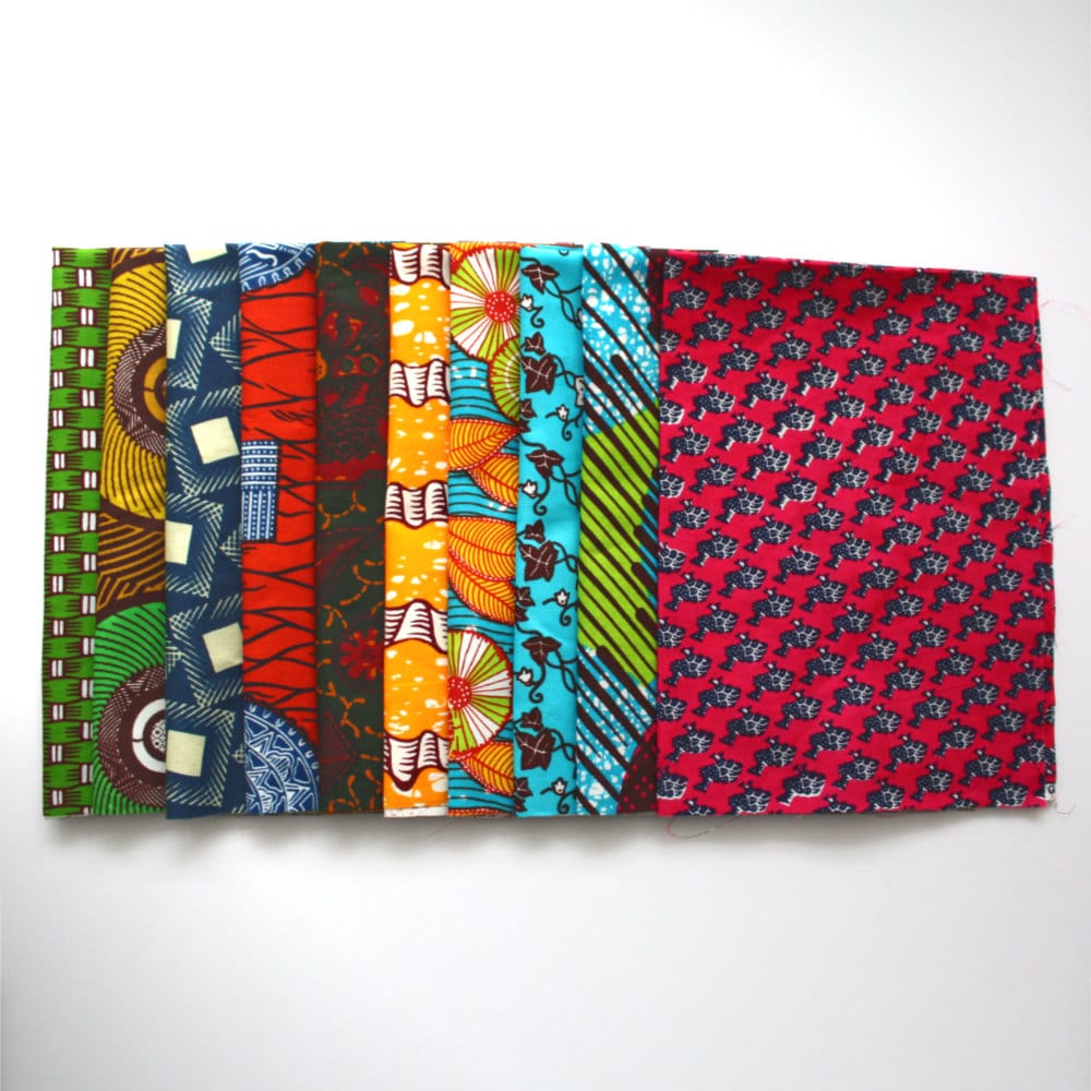 African Print Fabric Fat Quarters, Pack of 20 - Urbanstax