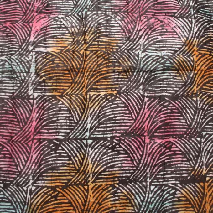 Abstract Brown Batik