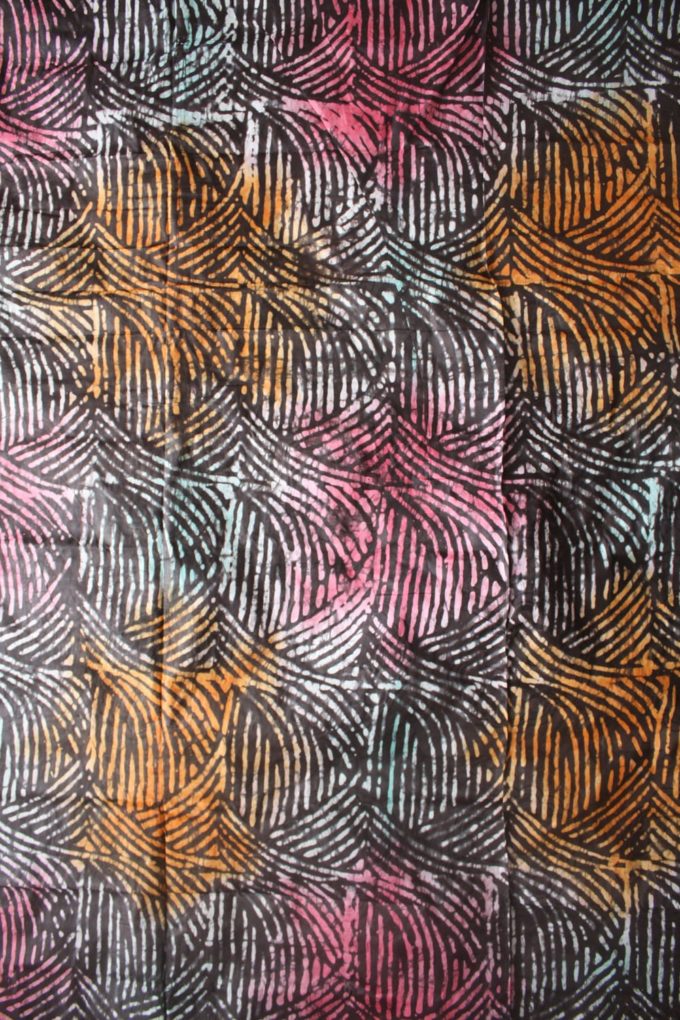 Abstract Brown Batik