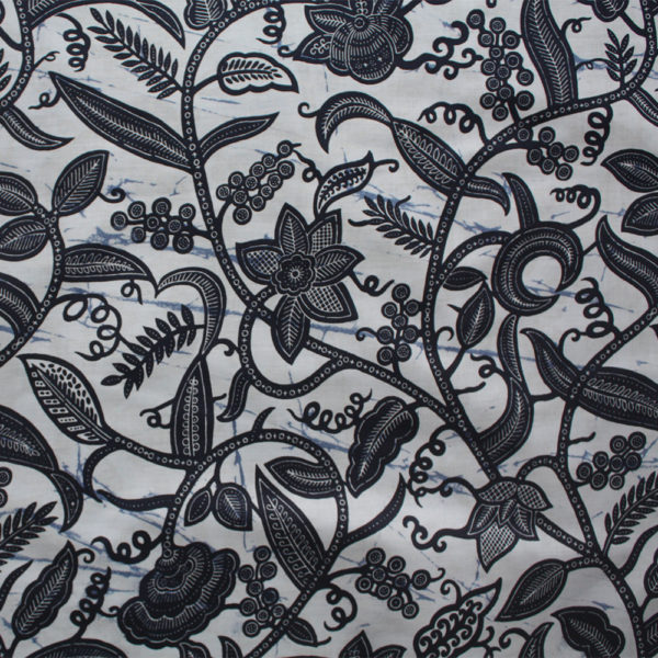 Blue Intricate Circle Shweshwe Fabric | Urbanstax