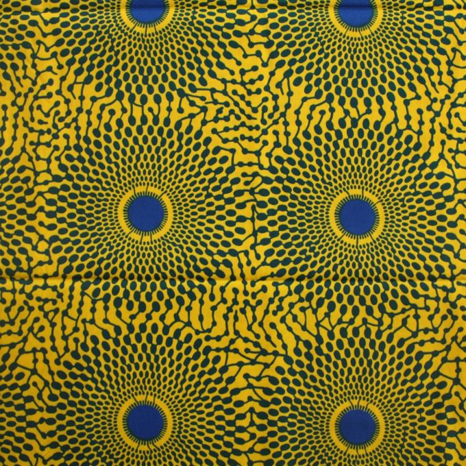 Yellow Ankara Fabric