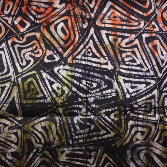 Multicoloured Handmade Batik