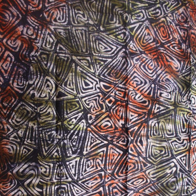 Multicoloured Handmade Batik