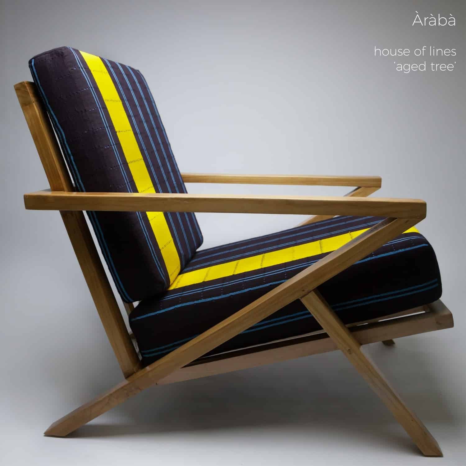 Aso Oke Chair by Ile Ila