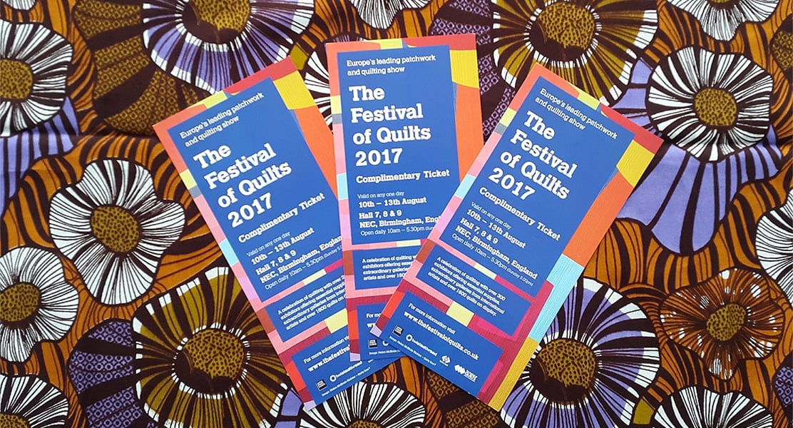 Festival of Quilts 2017- Win Free Tickets