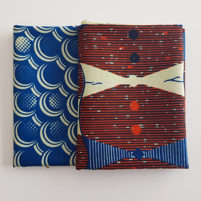 Blue and Red Fat Quarters