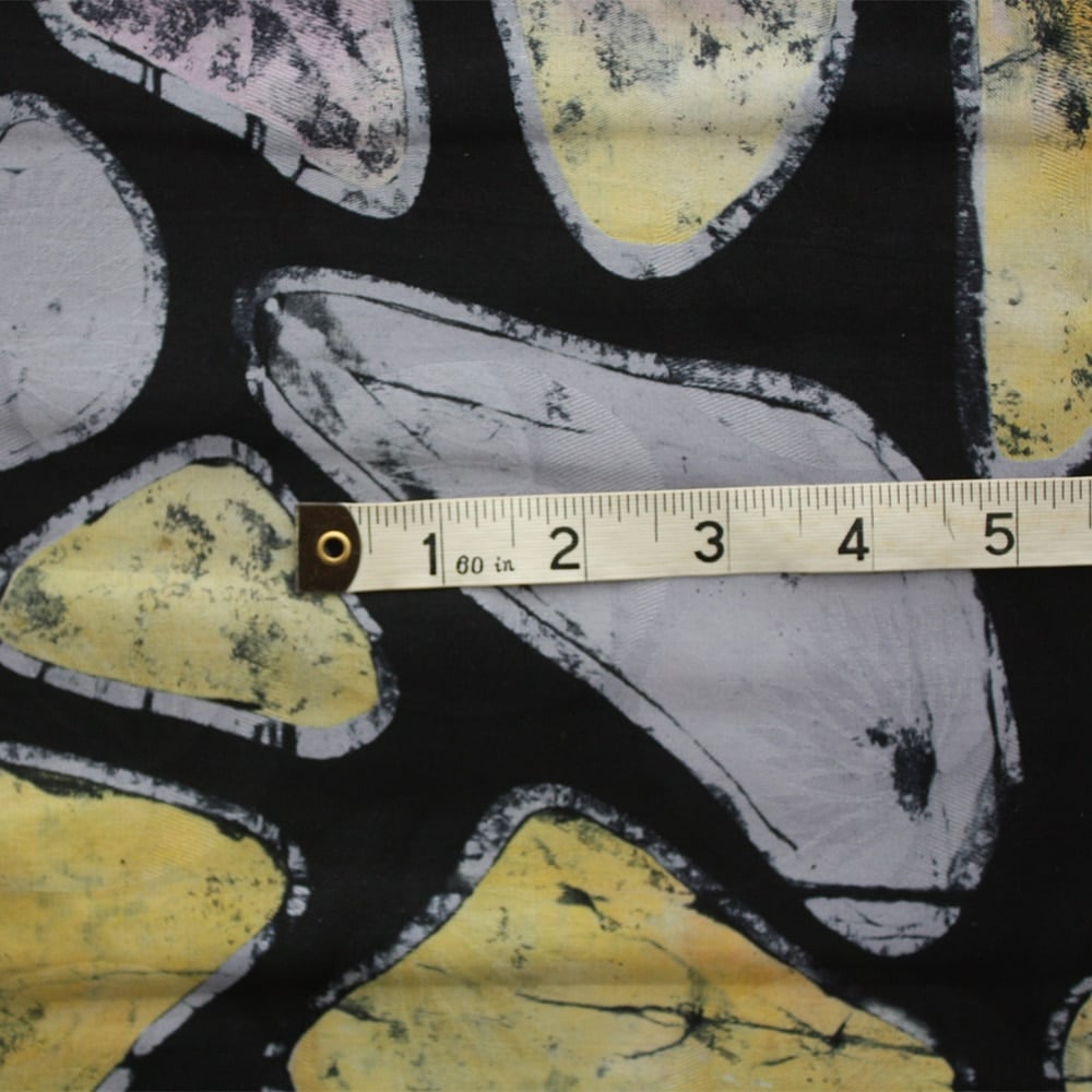 Pastel Pebbles and Black Batik 2.4 yards - Urbanstax