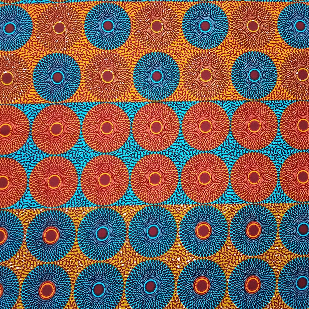 Mini Circles Ankara Fabric- By the yard - Urbanstax