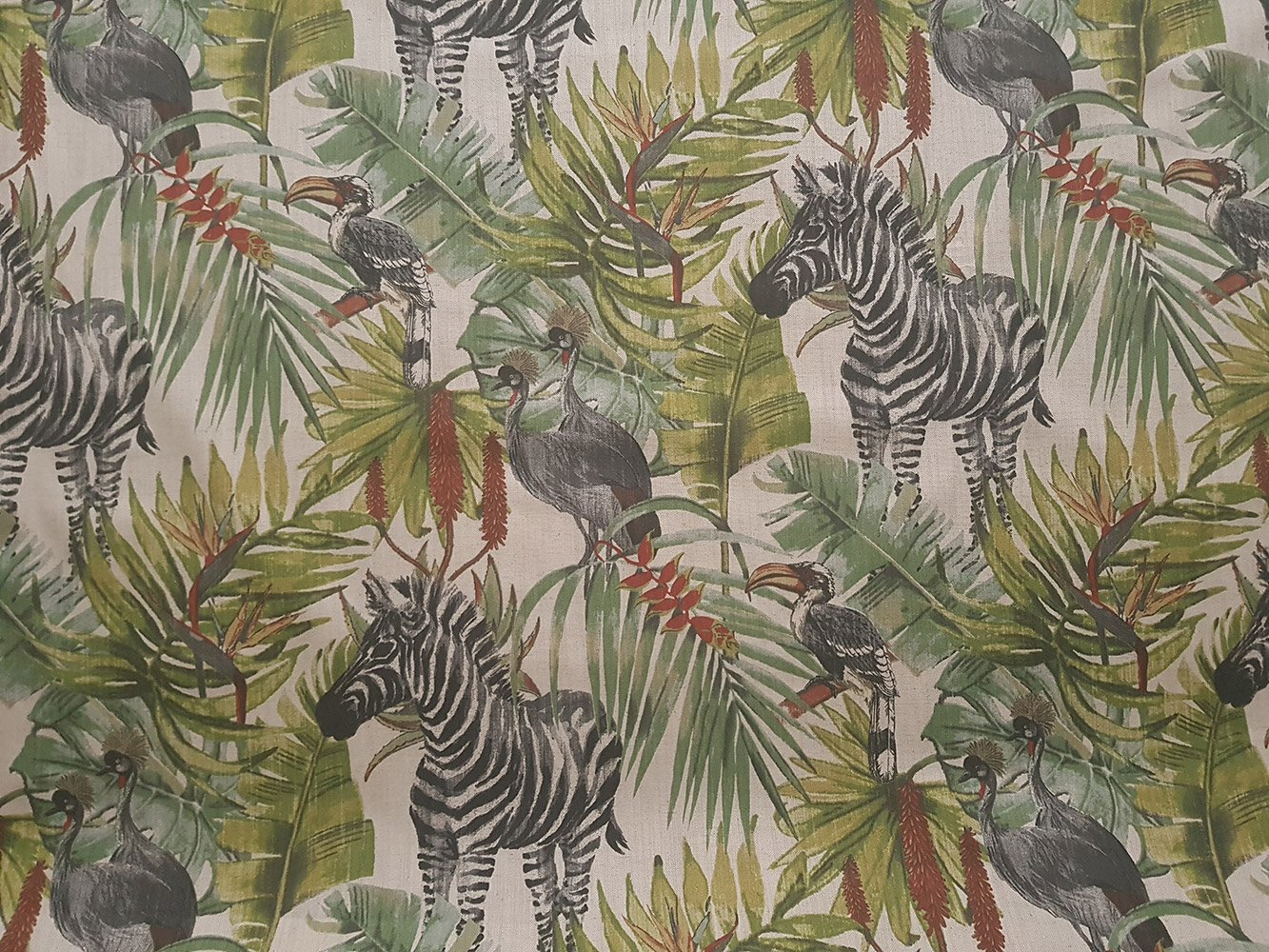Tropical Animals Fabric