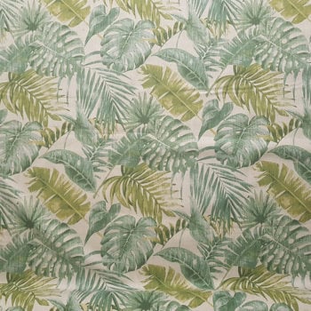 tropical plants furnishing fabric