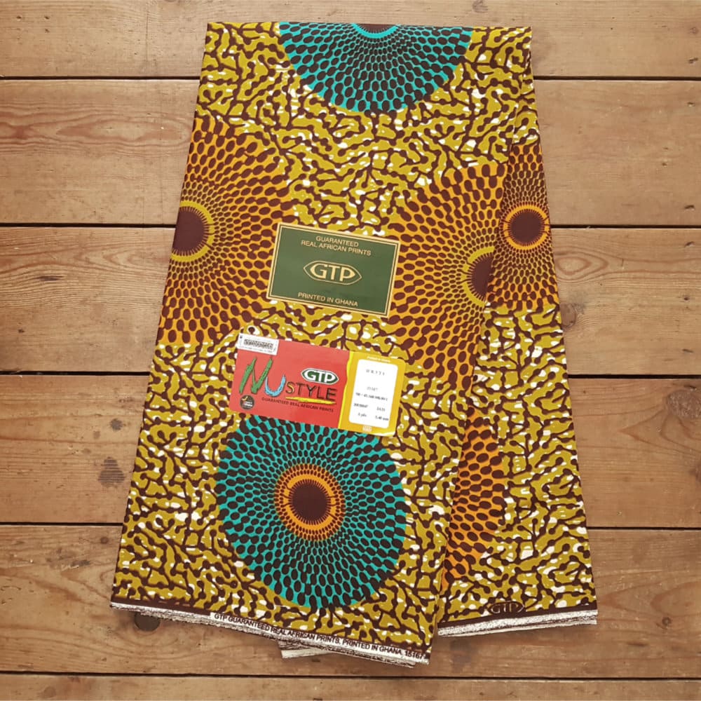 A good quality African wax print made in Ghana by GTP