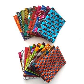 African Print Fabric Fat Quarters, Pack of 20 - Urbanstax