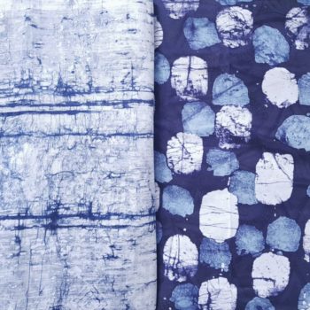 Blue Batik Fabric