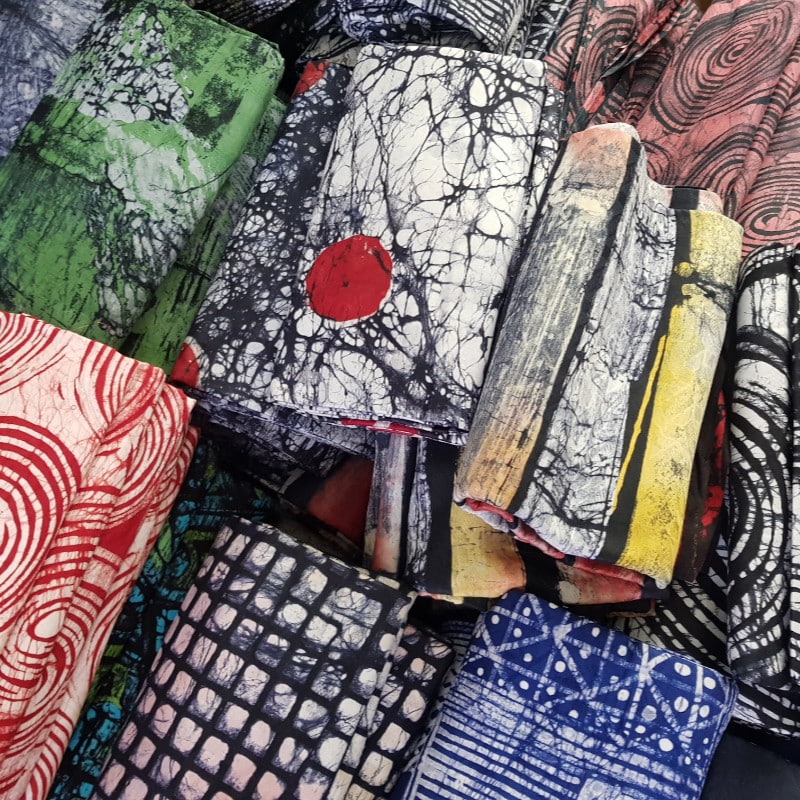 Authentic African Batik Fabric
