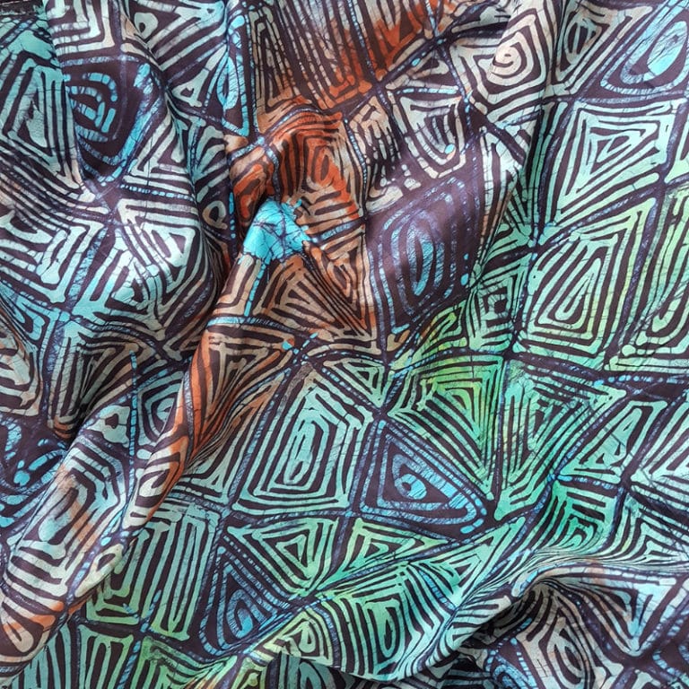 Authentic African Batik Fabric - Urbanstax