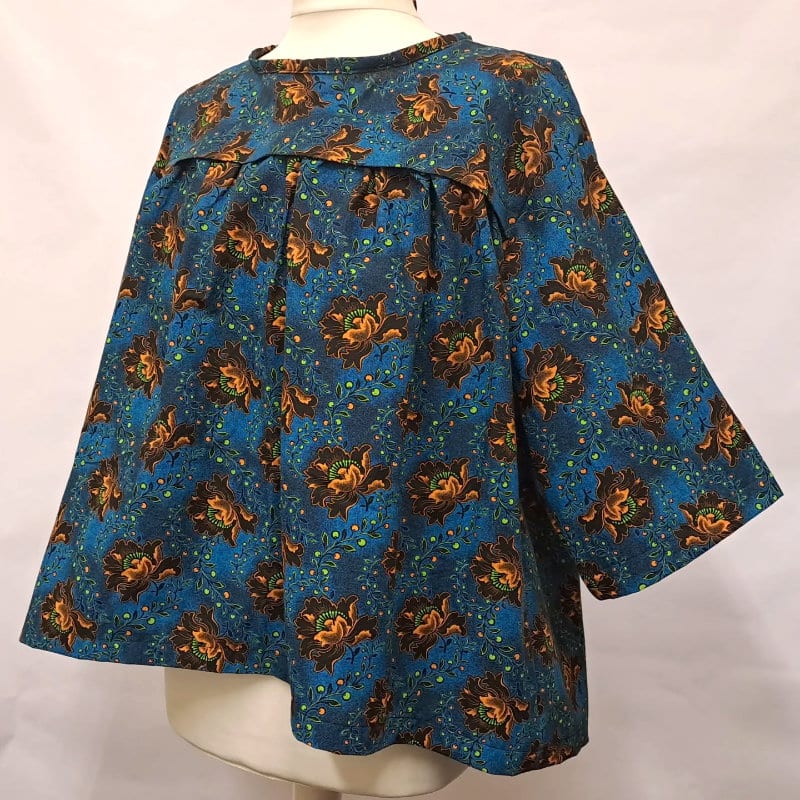 Look What We Made: Syli Blouse in Floral Shweshwe