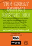 The Great British Sewing Bee Series 10 flyer