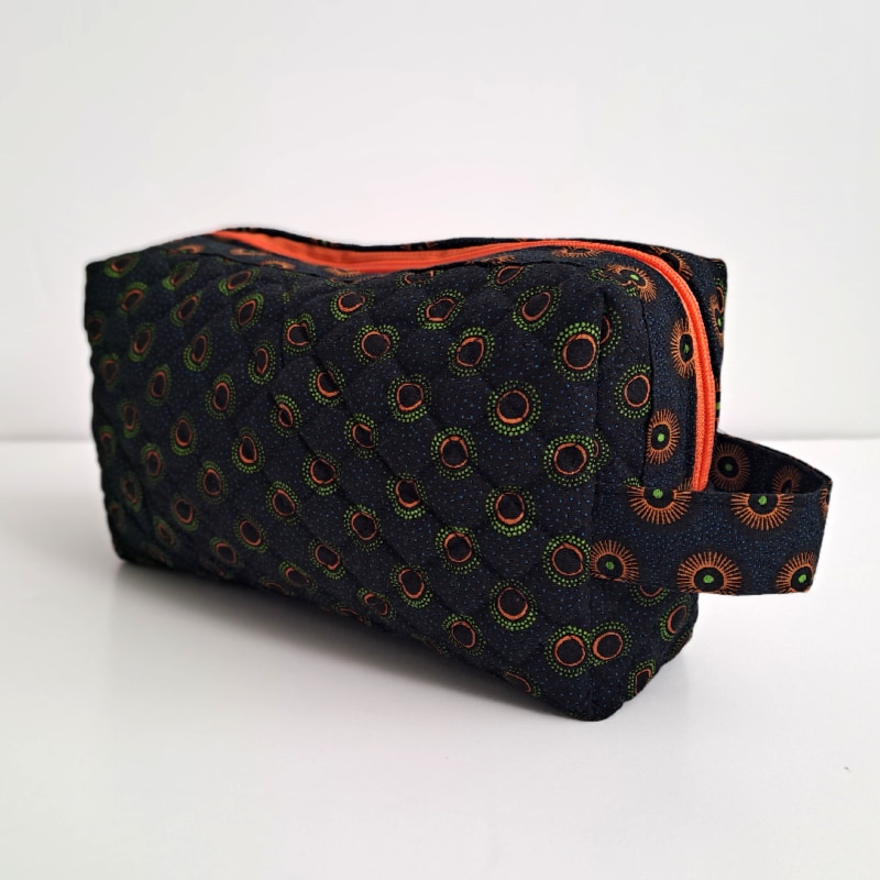 colourful fabric pouch